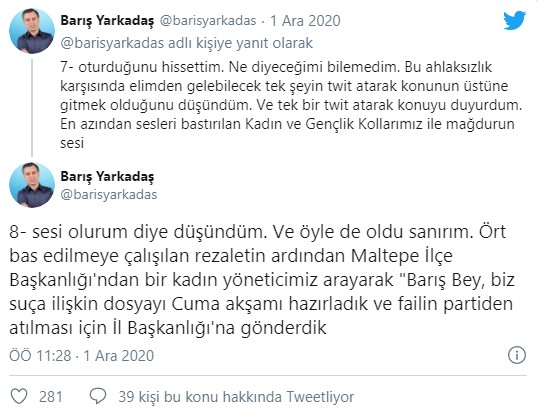 Barış Yarkadaş'tan Canan Kaftancıoğlu'na 'şov' yanıtı